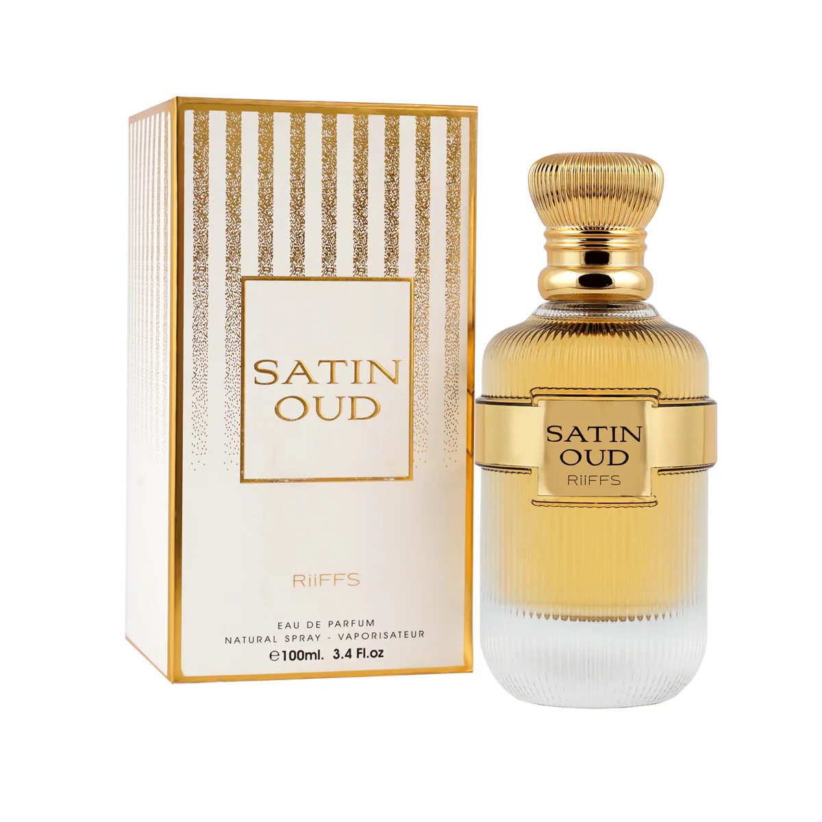 RiiFFS Satin Oud Imported Long Lasting 100ml - Men Perfume