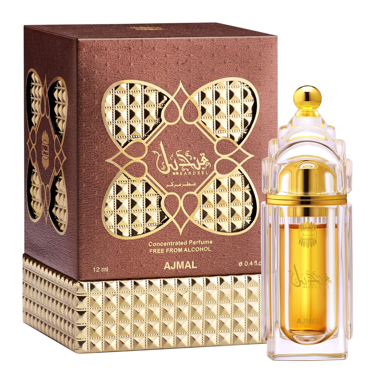 Ajmal Kandeel Concentrated Floral Perfume Oil For Unisex, 12ml