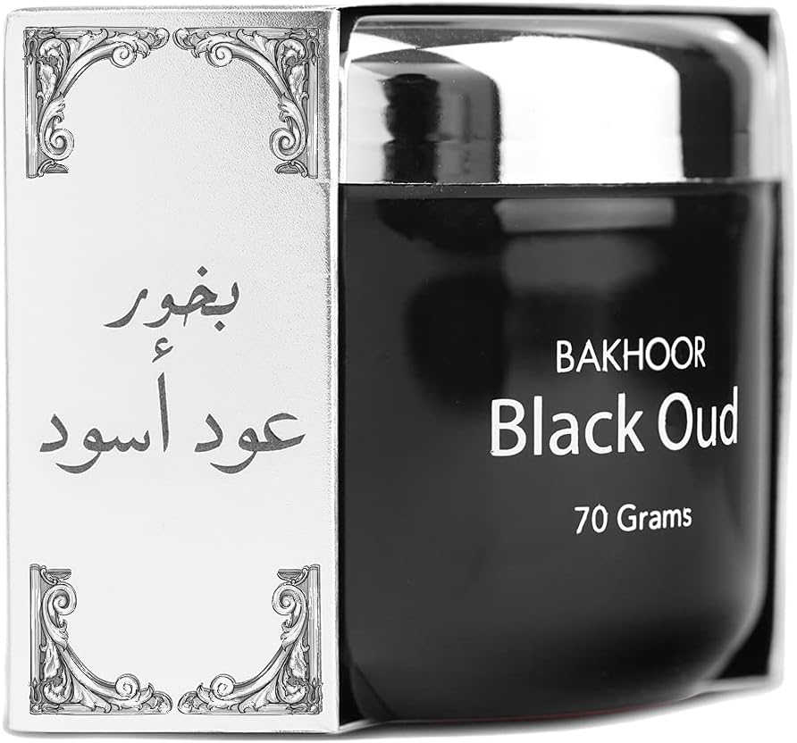 Hamidi Black Oud 100% Pure Oriental Bakhoor 70g, Arabic Incense, Home Fragrances
