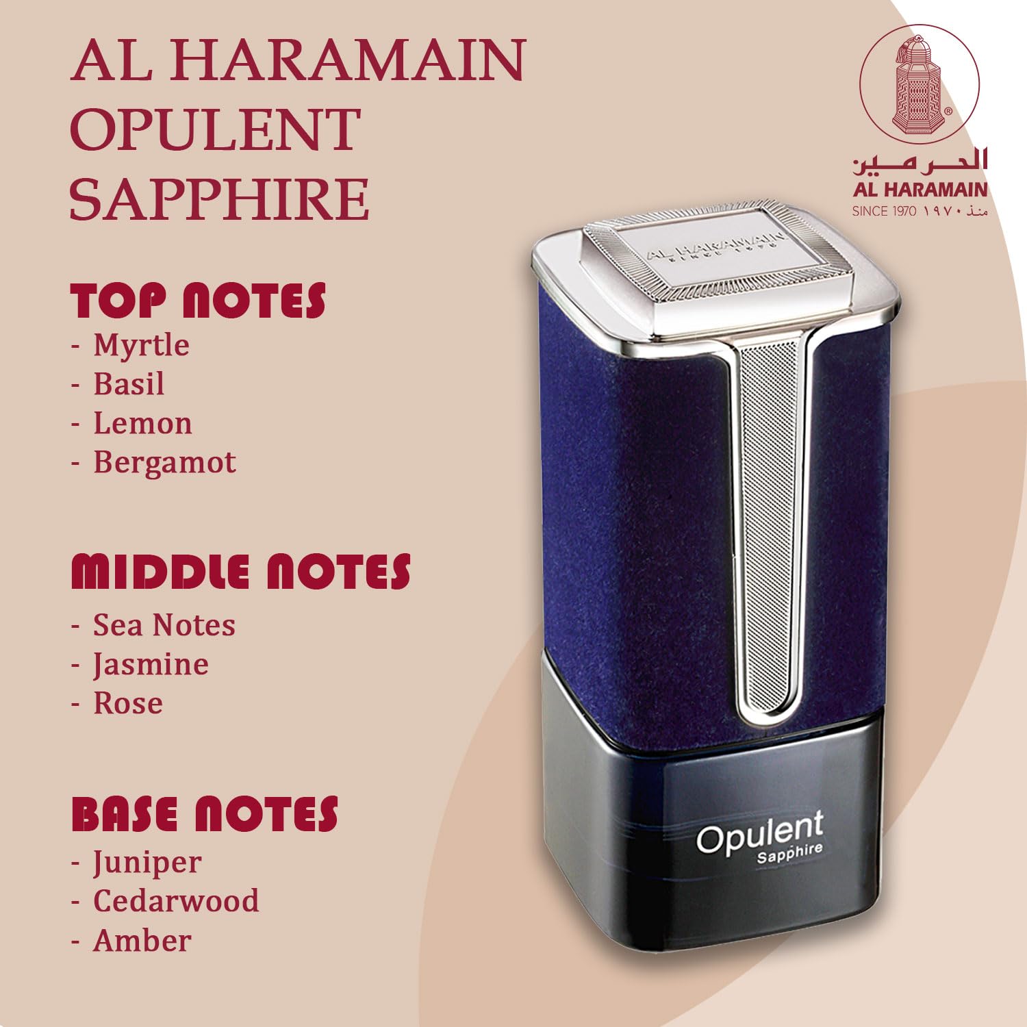 Al Haramain Opulent Sapphire Eau De Parfum - 100ml secondary