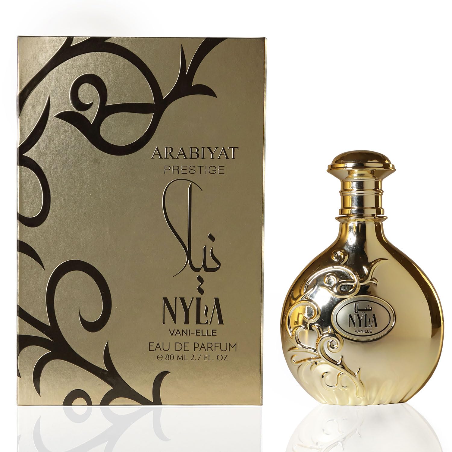 Arabiyat Nyla Vani Elle Eau de Parfum 80ml – Unisex for Sweet, Floral, Long-Lasting Fragrance