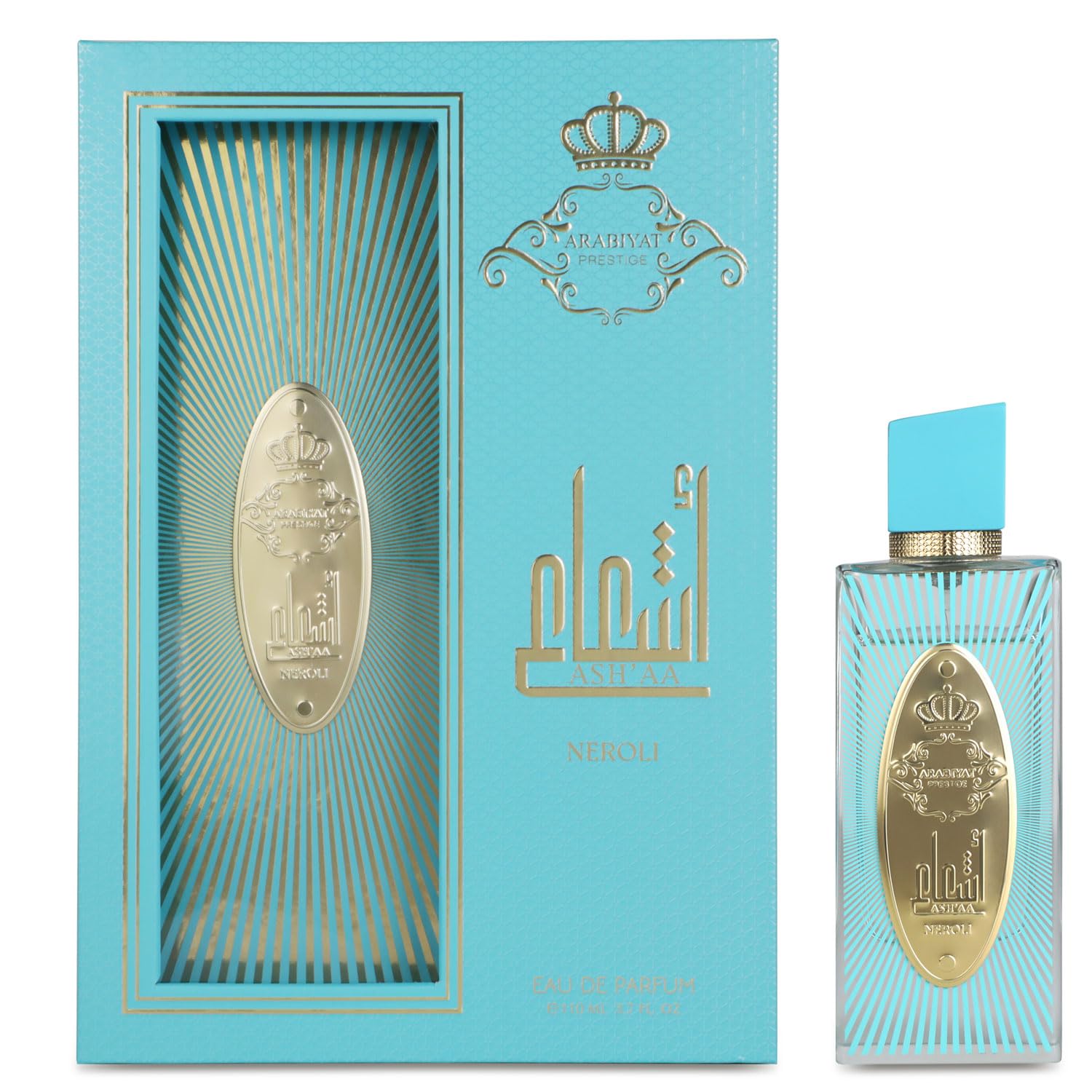 Arabiyat Ashaa Neroli Eau de Parfum 110ml – Long Lasting Citrus Floral Perfume for Women