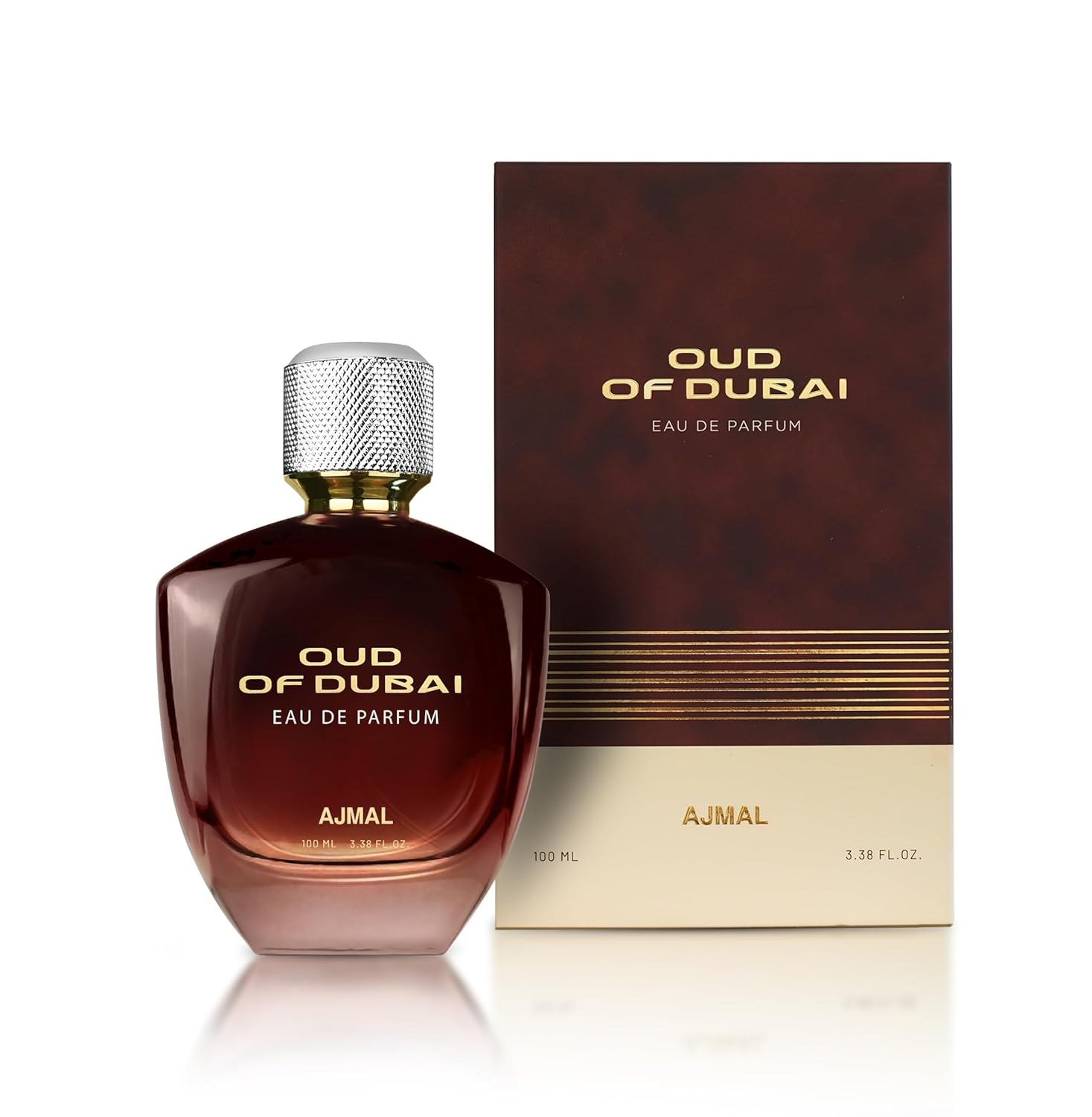 Ajmal Oud of Dubai Perfume for Men | 100ml EDP | Perfume for Men with Oud, Woody & Musky Notes