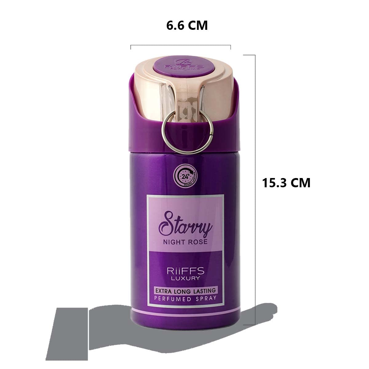 RiiFFS Luxury Starry Night Rose Body Spray for Women 250ml secondary