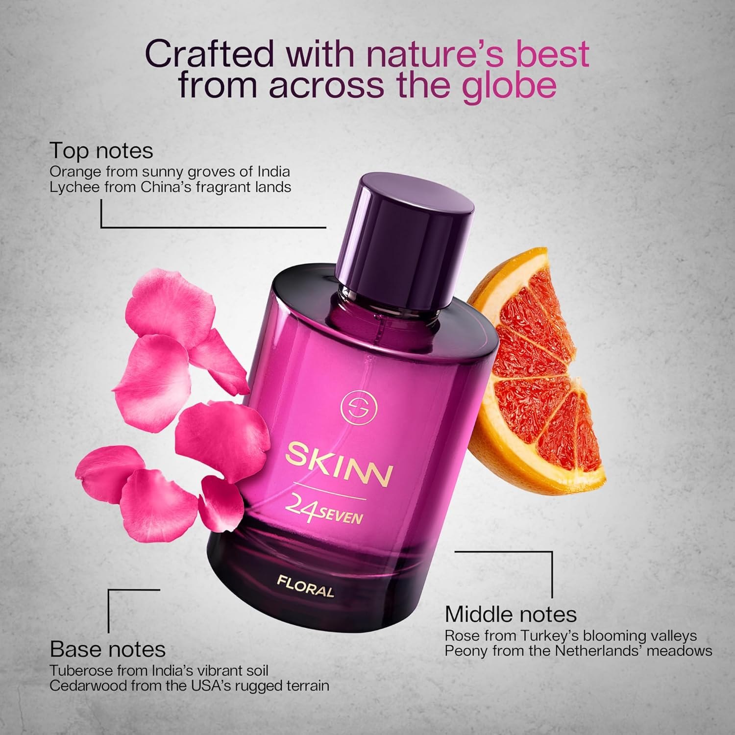 Skinn By Titan | 24Seven Floral Perfume - 100 Ml | Perfume For Woman | Gift for Women secondary