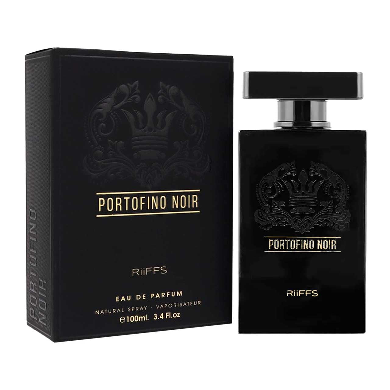 RiiFFS Portofino Noir Eau De Perfume Spray For Unisex, 100ml