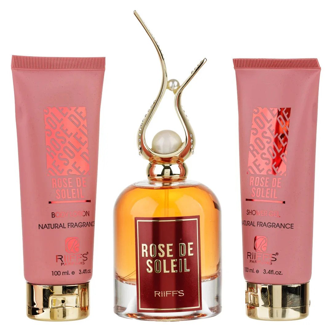 Gift Set - Rose de Soleil EDP 100ml + Shower Gel + Body Lotion perfume